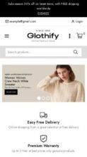 Screenshot Mobile Glothify (screenshot mobile)