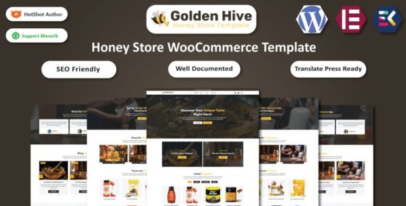 Golden Hive (TemplateMonster)