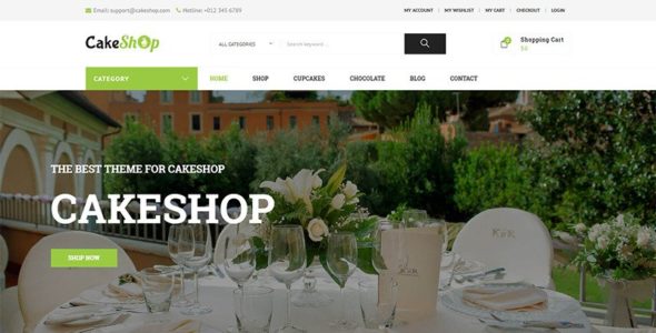Gon CakeShop (TemplateMonster)
