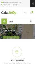 Gon CakeShop (screenshot mobile)