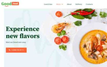 Good Food (Zemez) (screenshot desktop)