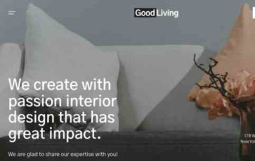 GoodLiving (screenshot desktop)