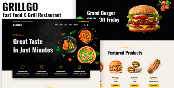 Grillgo (TemplateMonster)