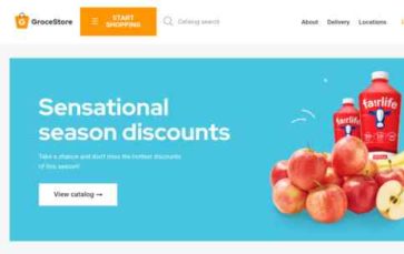 Groce Store (screenshot desktop)