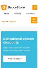 Groce Store (screenshot mobile)