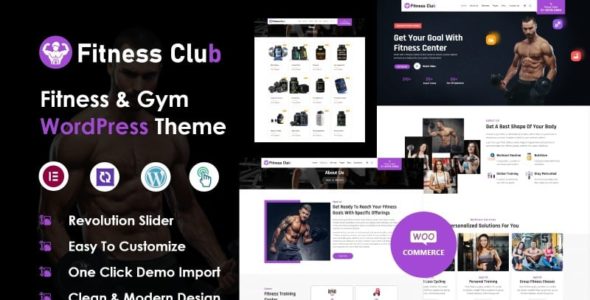 Gym Fitness (TemplateMonster)