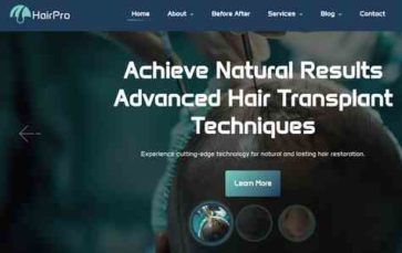HairPro (screenshot desktop)