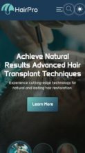 HairPro (screenshot mobile)