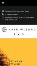 HairWizard (screenshot mobile)