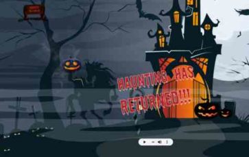 Haunted Halloween (screenshot desktop)