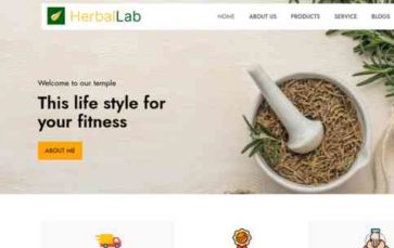 HerbalLab (screenshot desktop)