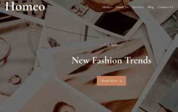 Homeo (Themebuzz) (screenshot desktop)