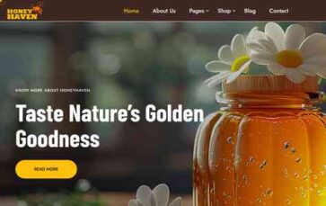 HoneyHaven (screenshot desktop)