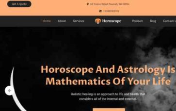 Horoscope (screenshot desktop)