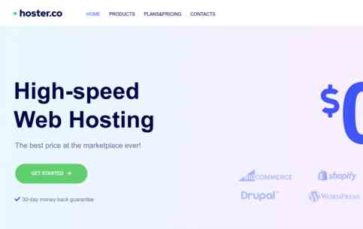 Hoster (screenshot desktop)