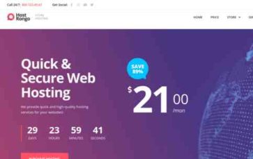 HostRongo (screenshot desktop)