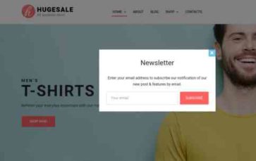 Hugesale (screenshot desktop)