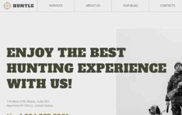 Huntle (screenshot desktop)