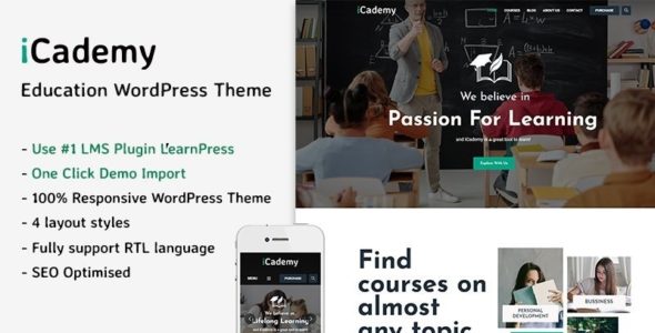 ICademy (TemplateMonster)