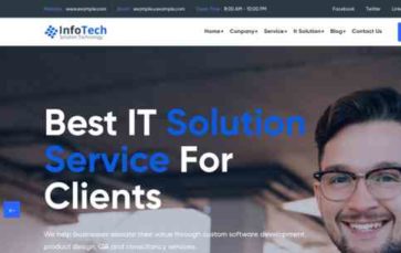 Infotech (screenshot desktop)