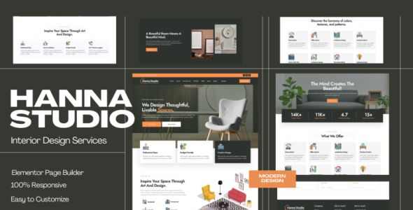 Interior Design (TemplateMonster)