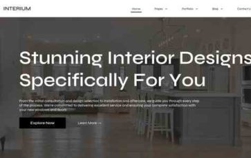 Interium (Modest Themes) (screenshot desktop)