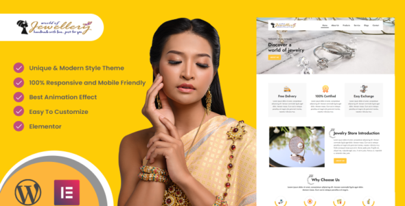 Jwellery (TemplateMonster)