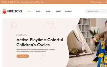 Kide Toys (screenshot desktop)