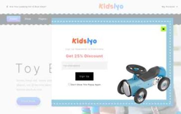 Kidslyo (screenshot desktop)