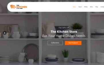 Kitchen Store (screenshot desktop)