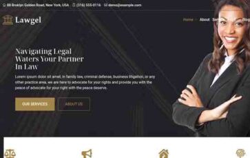 Lawgel (screenshot desktop)