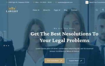 Lawgist (screenshot desktop)