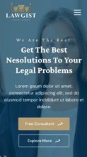 Lawgist (screenshot mobile)
