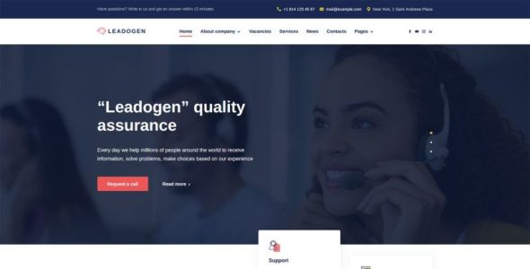 Leadogen (TemplateMonster)