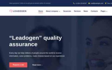 Leadogen (screenshot desktop)