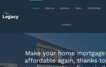 Legacy (Zemez) - (screenshot desktop)