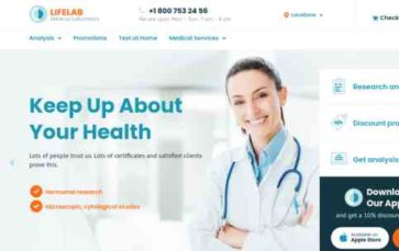 LifeLab (screenshot desktop)