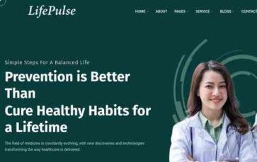 LifePulse (ThemeZ) - (screenshot desktop)