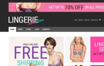 Lingerie (screenshot desktop)