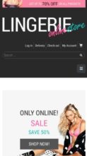 Lingerie (screenshot mobile)