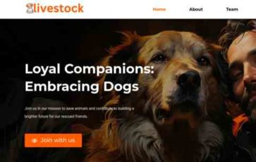Livestock (ThemeFlex) (screenshot desktop)