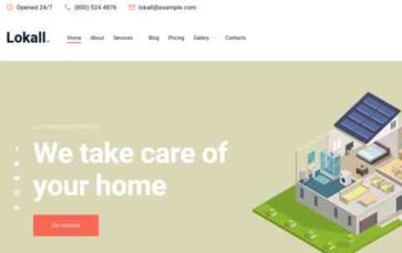 Lokall (MWTemplates) - (screenshot desktop)