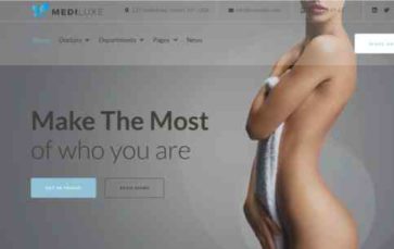 MediLuxe (screenshot desktop)