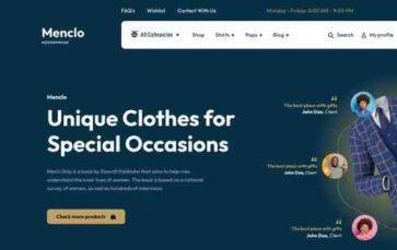 Mensonly (screenshot desktop)