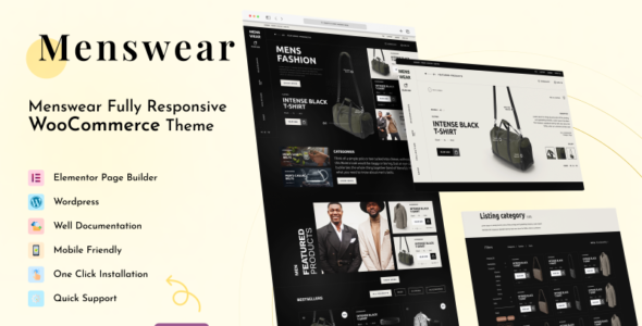 Menswear (TemplateMonster)