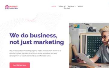 Menter (screenshot desktop)