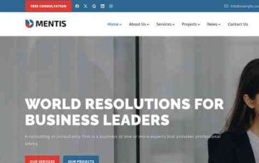 Mentis (ThemeVis) - (screenshot desktop)