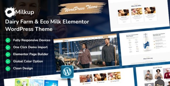 Milkup (TemplateMonster)