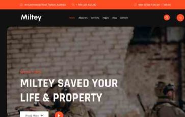 Miltey (screenshot desktop)