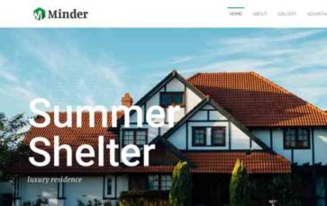 Minder (screenshot desktop)